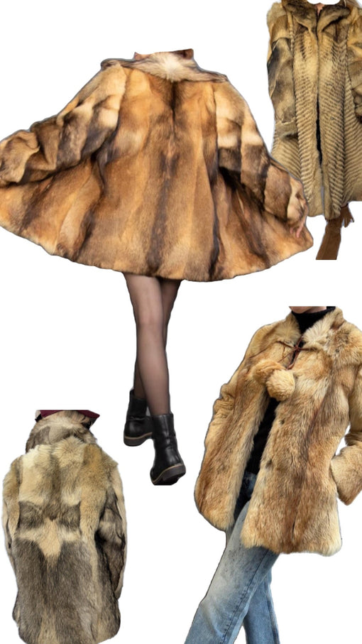 Vintage dog fur coat listed as fox fur on online marketplace