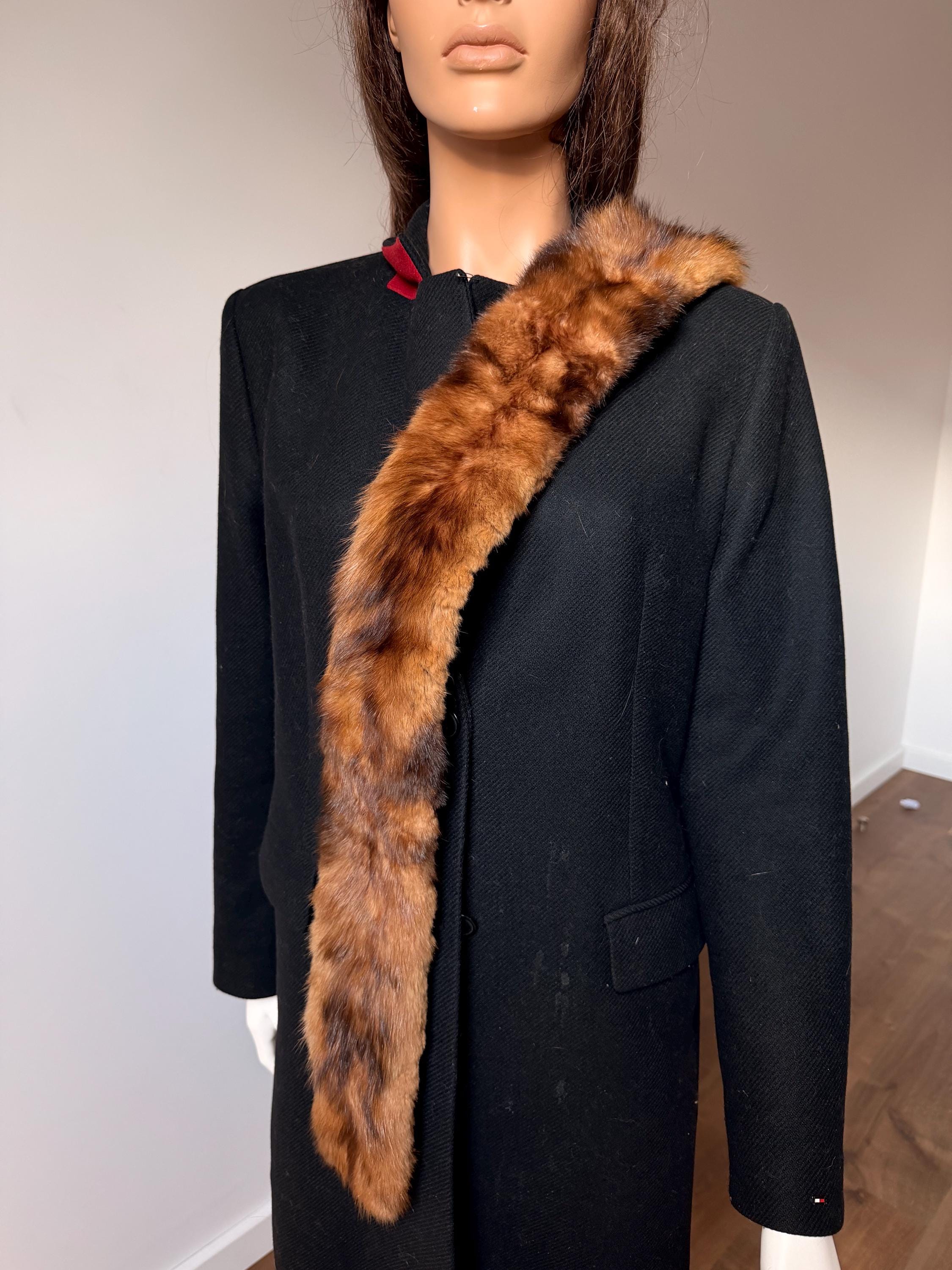 Beige Fur Scarf