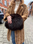 Brown Fur Muff