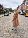 Pastel Mink Fur Coat - S
