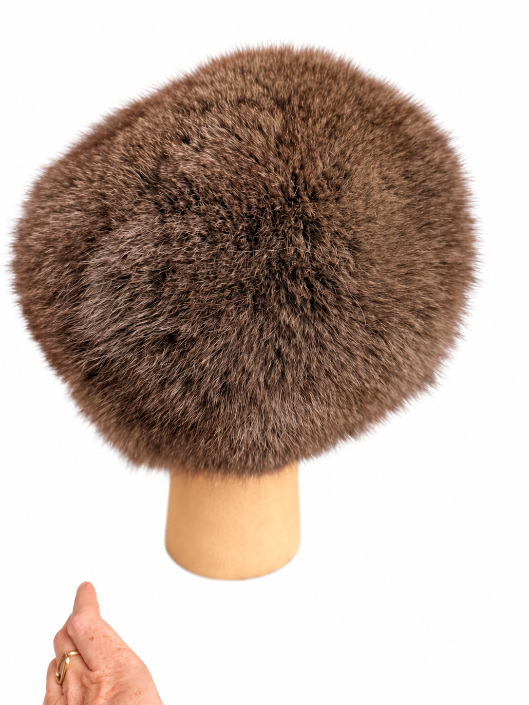 Brown Fox Fur Hat