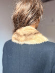 Sapphire Mink Fur Collar