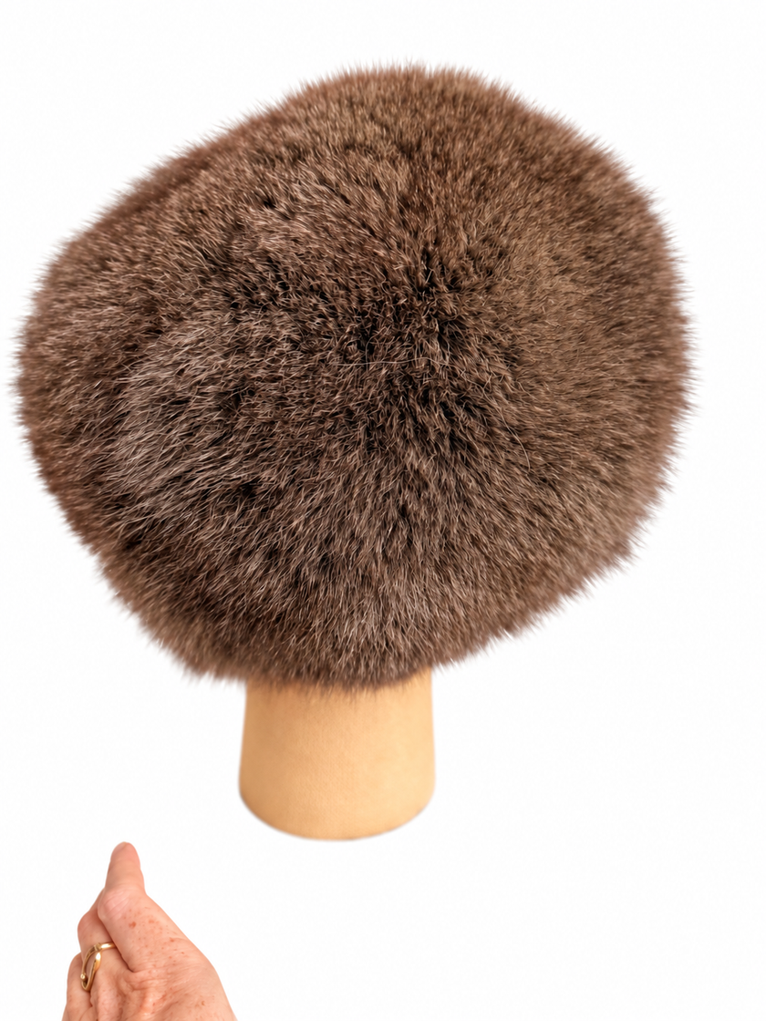 Brown Fox Fur Hat