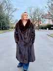 Brown Mink Fur Coat – 2X-4X