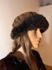 Brown Lamb Fur Hat