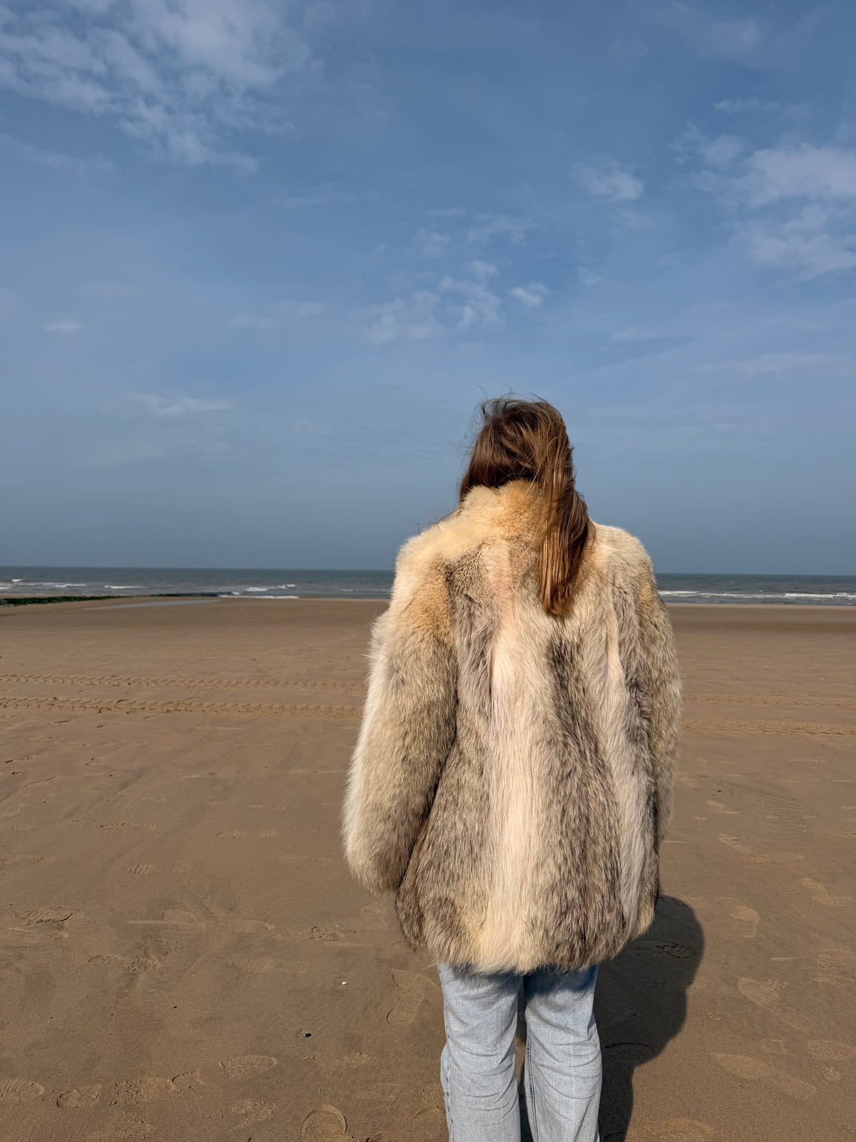 Coyote Fur Jacket - L