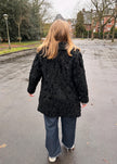 Black Lamb Fur Jacket – S