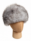 Blue Fox Fur Hat