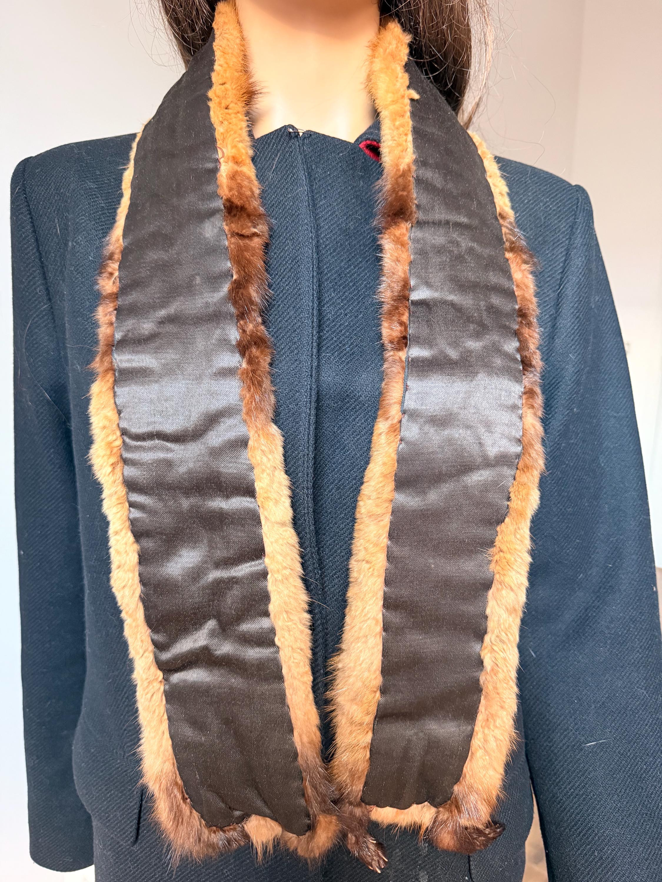 Beige Fur Scarf