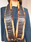 Beige Fur Scarf
