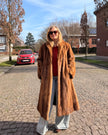 Golden Mink Fur Coat – L-XL