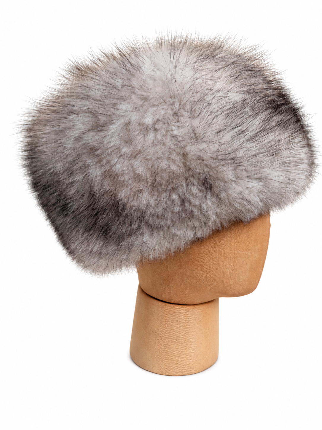 Blue Fox Fur Hat