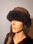 Brown Lamb Fur Hat