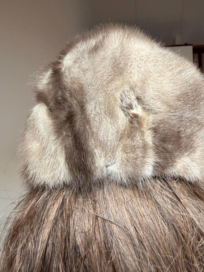 Sapphire Mink Fur Hat