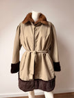 Fur Lined Parka Jacket - M-L