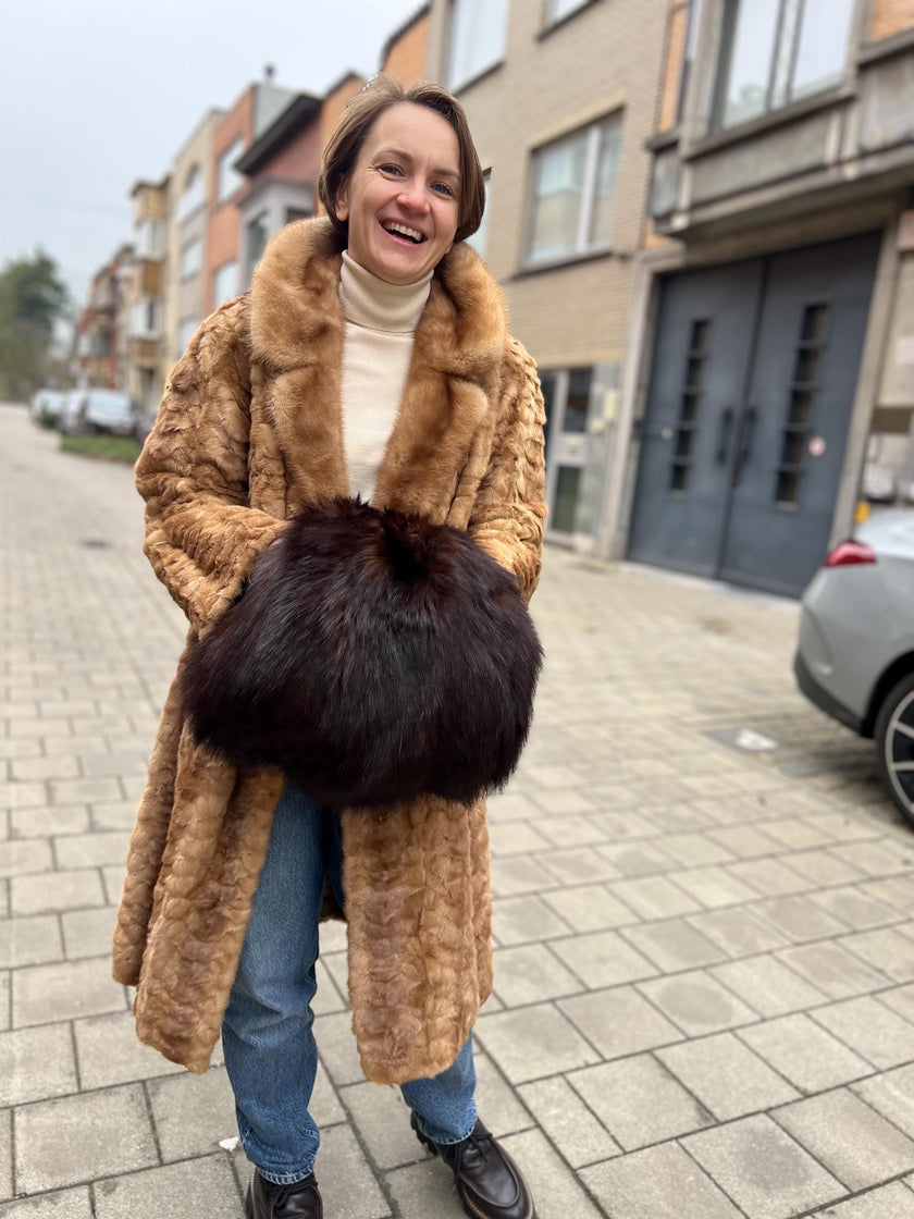 Brown Fur Muff