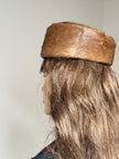 Brown Goat Fur Hat