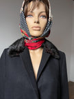 Brown Mink Fur Collar