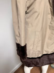 Fur Lined Parka Jacket - M-L
