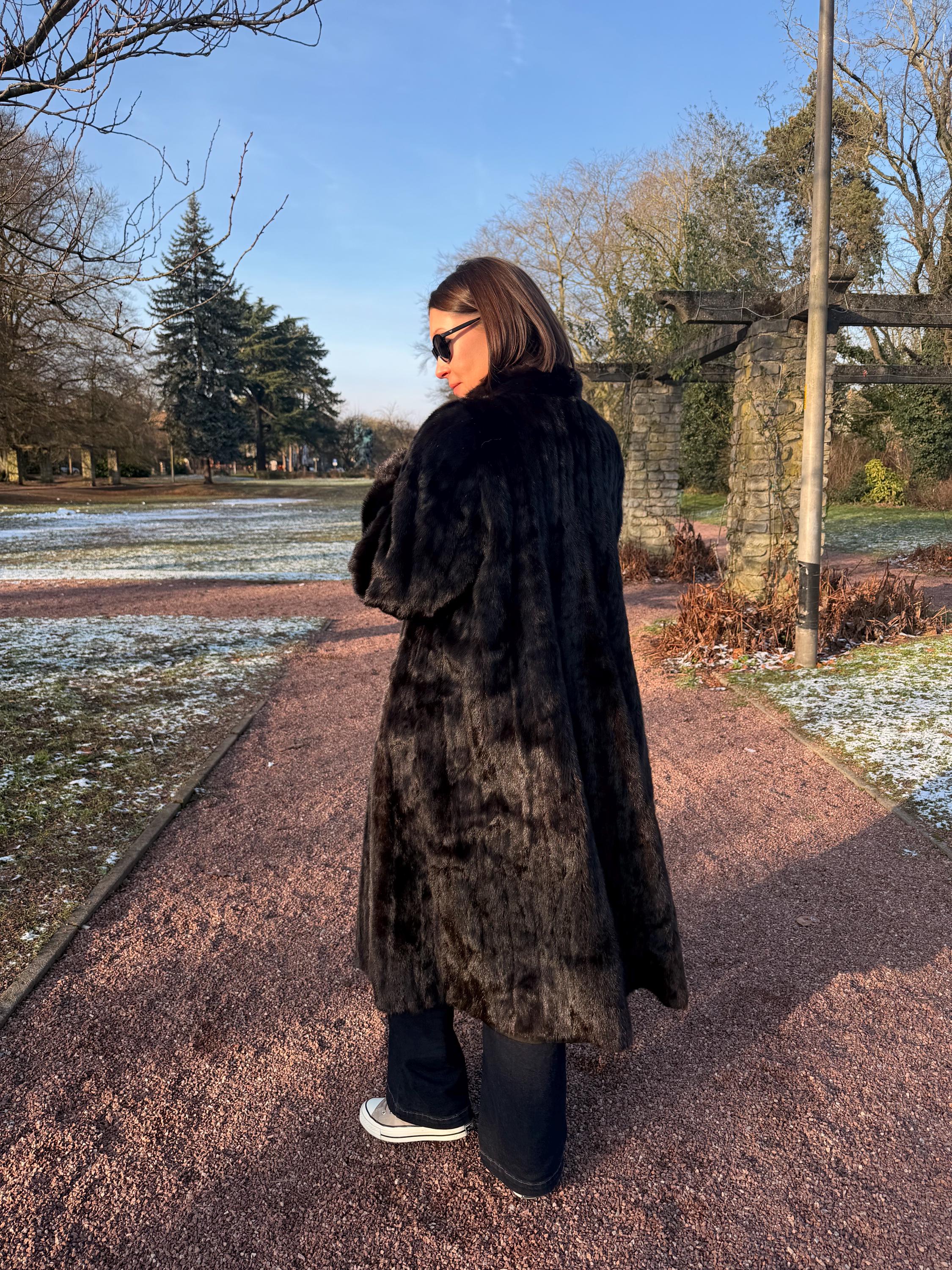 Full-Length Mink Coat - L-4XL