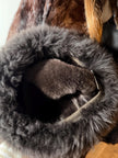 Brown Lamb Fur Hat