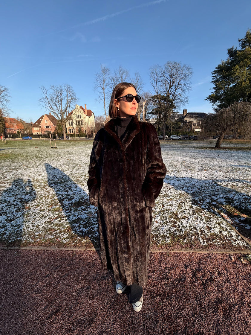 Full-Length Mink Coat - L-4XL