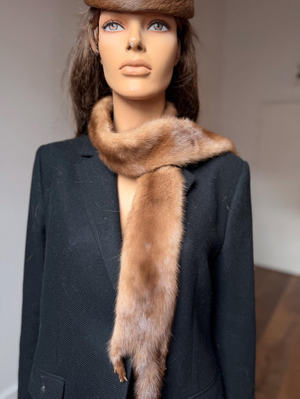 Pastel Mink Fur Stole