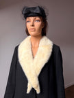 White Mink Fur Collar