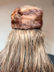 Brown Muskrat  Fur Hat