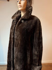 Sheared Beaver Fur Coat  - L-XL