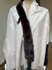Brown Mink Fur Stole
