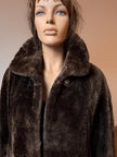 Sheared Beaver Fur Coat  - L-XL