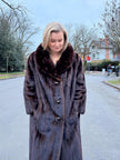 Brown Mink Fur Coat – 2X-4X