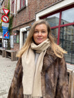 Muskrat Fur Coat  - L