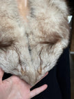 Beige Polar Fox Fur Collar