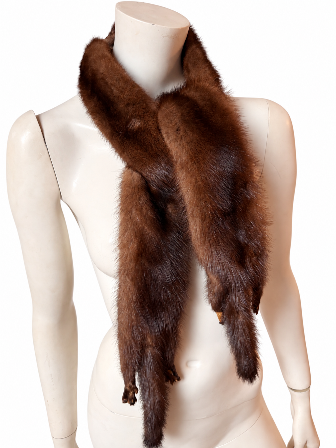 Light Brown Mink Fur Stole