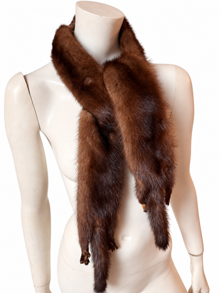 Light Brown Mink Fur Stole