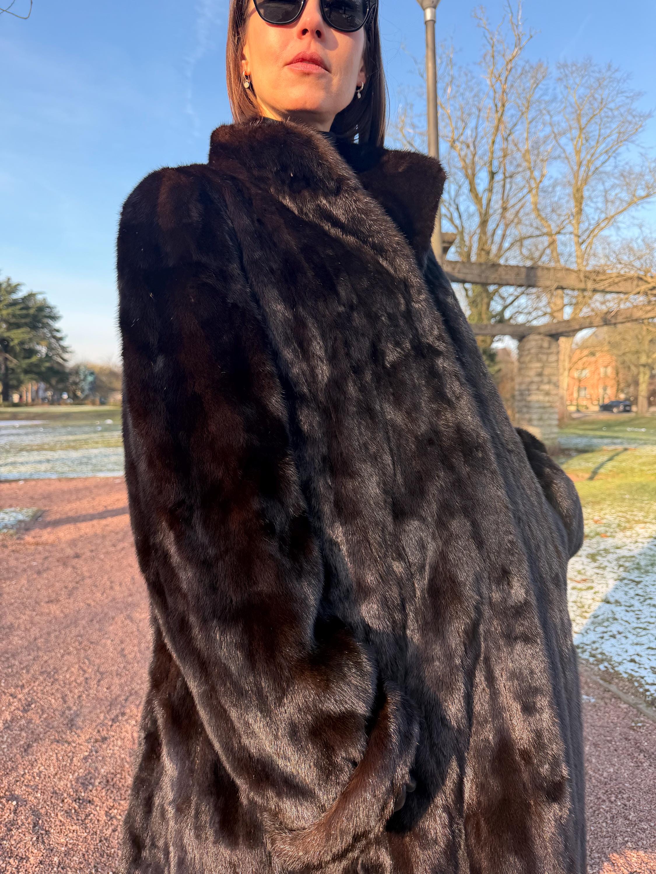 Full-Length Mink Coat - L-4XL