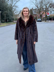 Brown Mink Fur Coat – 2X-4X