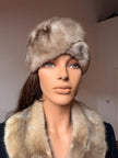 Sapphire Mink Fur Hat
