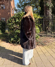 Brown Mink Fur Coat – L-XL