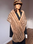 Sapphire Mink Fur Stole