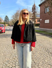 Short Lamb Fur Jacket - S-M
