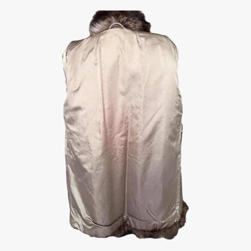 Long Raccoon Fur Coat -  L-2X