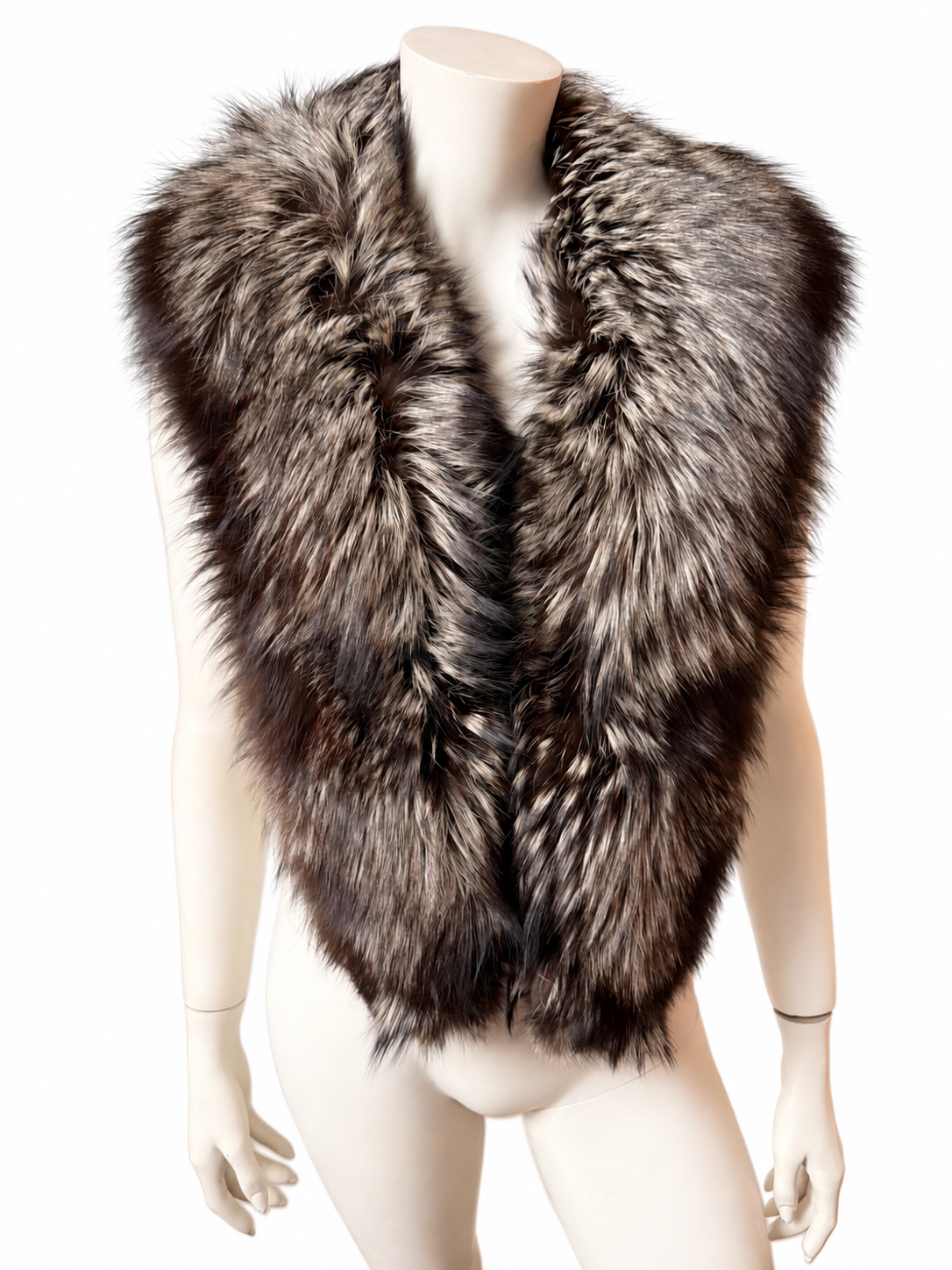 Silver Fox Fur Collar