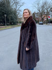 Brown Mink Fur Coat – 2X-4X