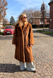 Golden Mink Fur Coat – L-XL