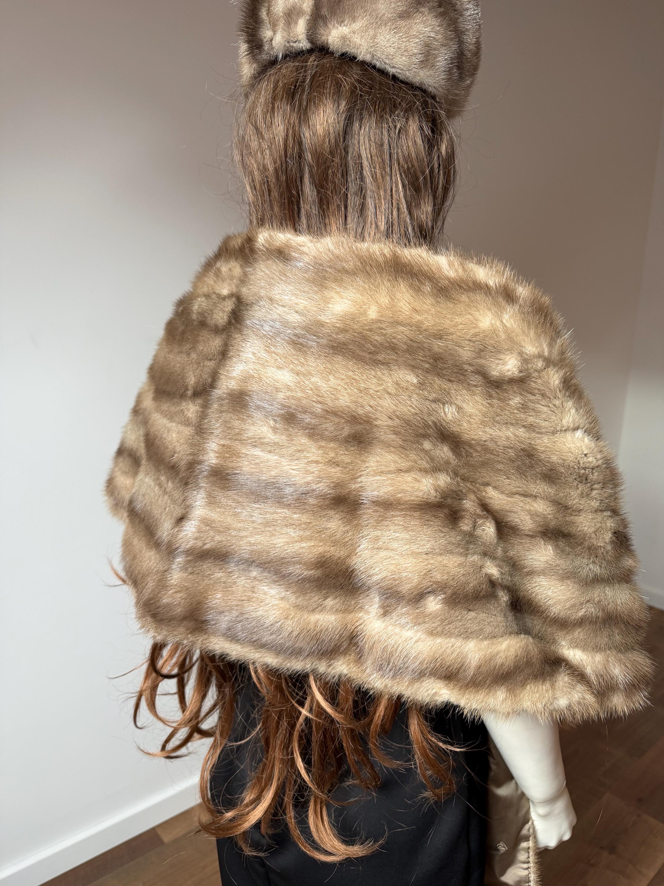Sapphire Mink Fur Stole