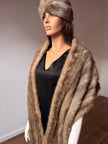 Sapphire Mink Fur Stole