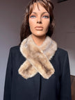 Sapphire Mink Fur Collar